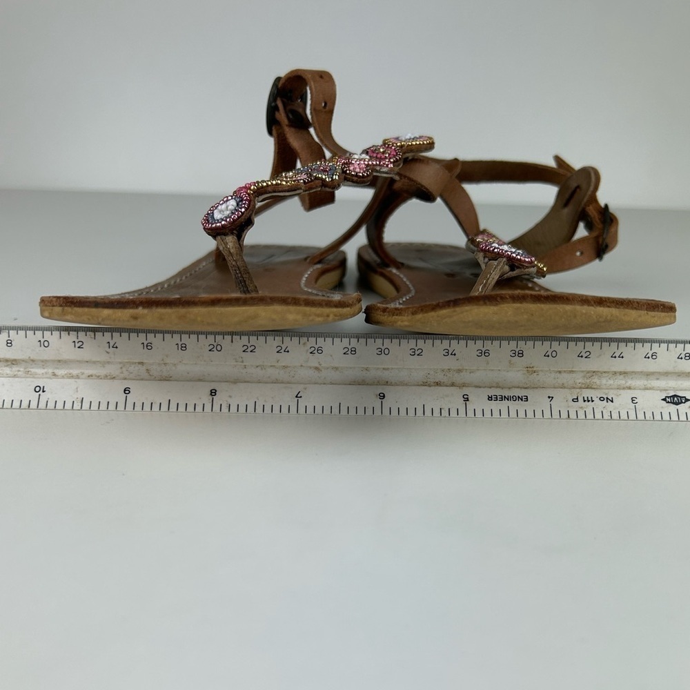 ANTHROPOLOGY LAID BACK LONDON THONG FLIP FLOP SIZE 38 or 7.5 - Picture 7 of 7